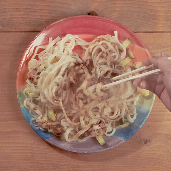 じゃじゃ麺：串焼きBAL CHOKUCHOKU