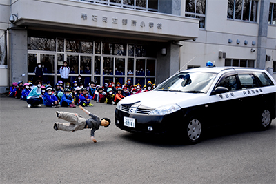 ダミー人形事故見学