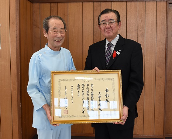 12.19上原先生の文部科学大臣賞受賞報告