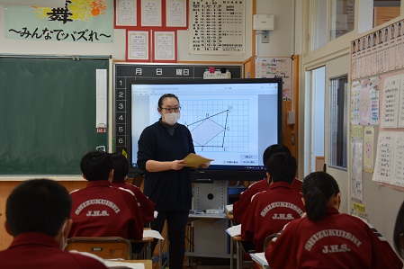 羽上先生（雫石高）による数学の授業.JPG